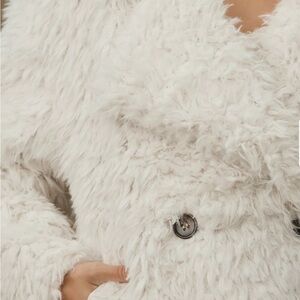 BY ANTHROPOLOGIE FAUX FUR JACKET